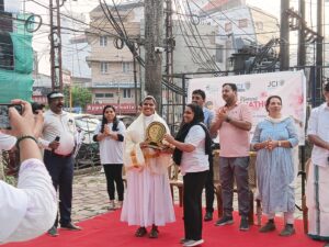 Sr. Jeena Rose SH Recognized During Women’s Day Walkathon